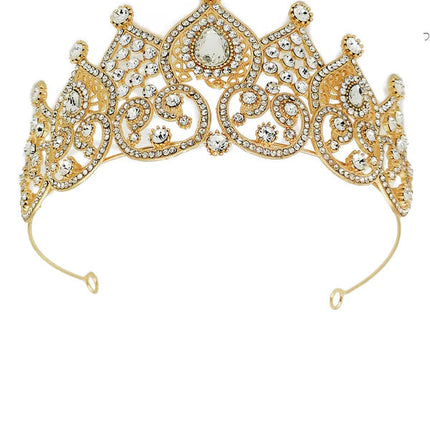 Crystal Tiara Crown CR111-30 (1PC)