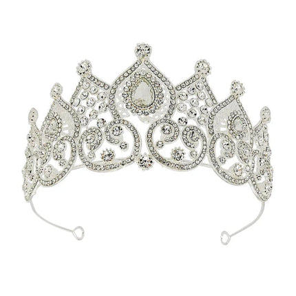 Crystal Tiara Crown CR111-30 (1PC)