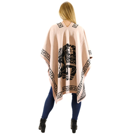 Elephant Pattern Shawl P3809 (6PC)