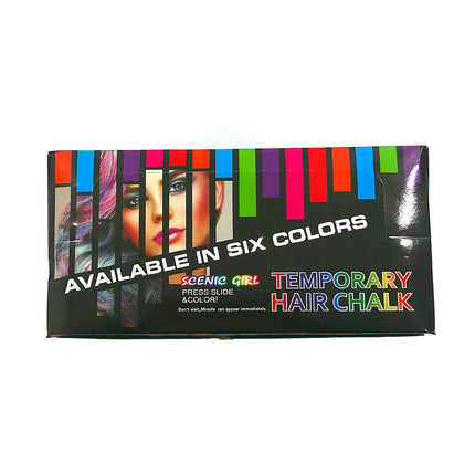 TEMPORARY HAIR COLOR CHALK 4127-4 (48PC)