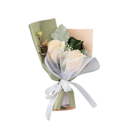 Mix Rose Short Stem Artificial Flower Bouquet FA006 (12PC)