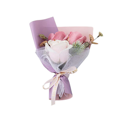 Mix Rose Short Stem Artificial Flower Bouquet FA006 (12PC)
