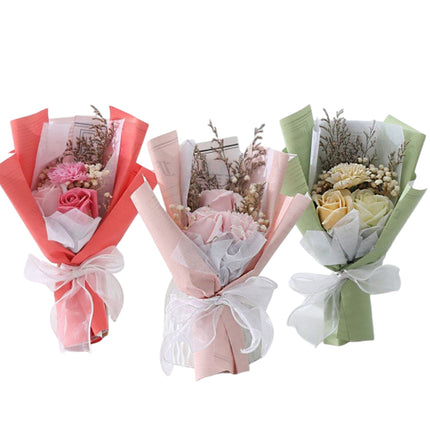 Mix Rose Short Stem Artificial Flower Bouquet FA010 (12PC)
