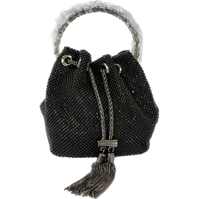 RHINESTONE DRAWSTRING EVENING PURSE 7263 (1PC)