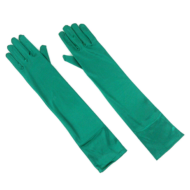 Satin 18 Inch Long Gloves FG528-12BL (12PC)