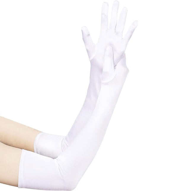 Satin 22 Inch Long Gloves FG528-16BL (12PC)