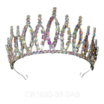 CRYSTAL TIARA CROWN CR1030-30 (1PC)