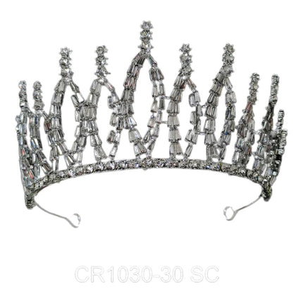 CRYSTAL TIARA CROWN CR1030-30 (1PC)
