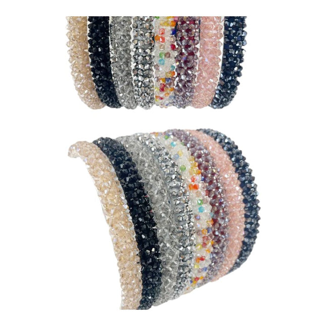 Crystal Decor Headband HB1015-2 (12PC)