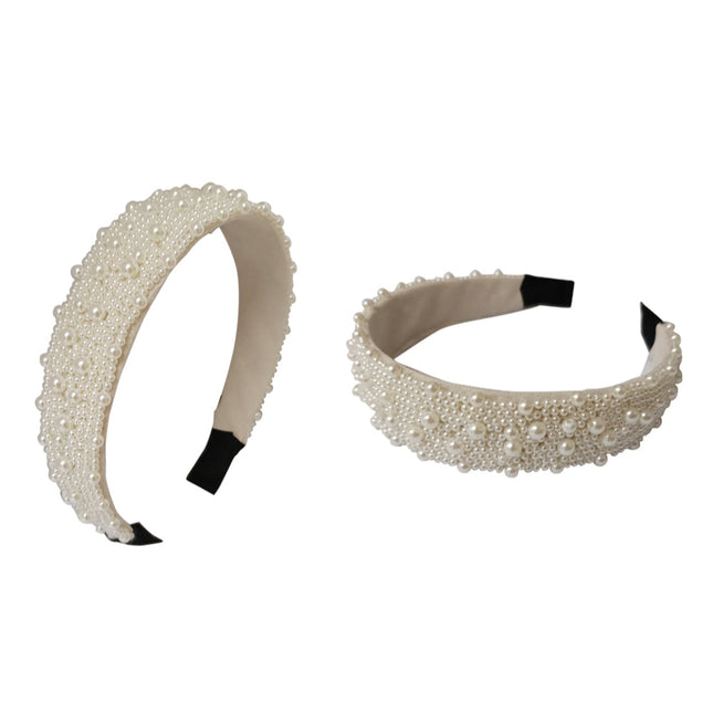 Pearl Deco Headband HB1209-52 (12PC)