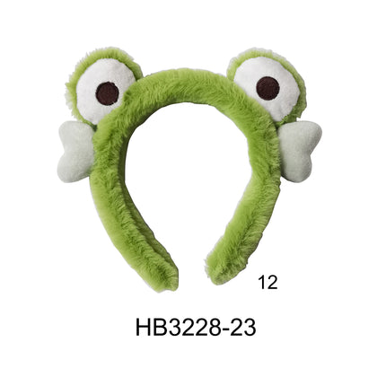 Funny Frog Heart Cartoon Headband HB3228-23 (12PC)