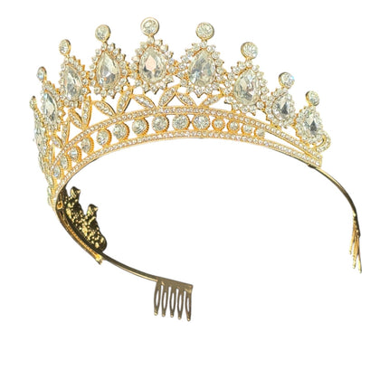 Crystal Tiara Crown HT879 (1PC)