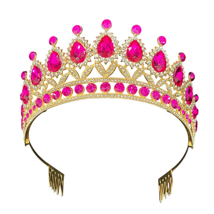 Crystal Tiara Crown HT879 (1PC)