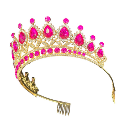 Crystal Tiara Crown HT879 (1PC)