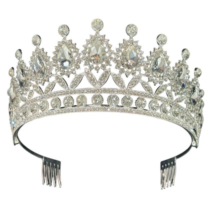 Crystal Tiara Crown HT879 (1PC)