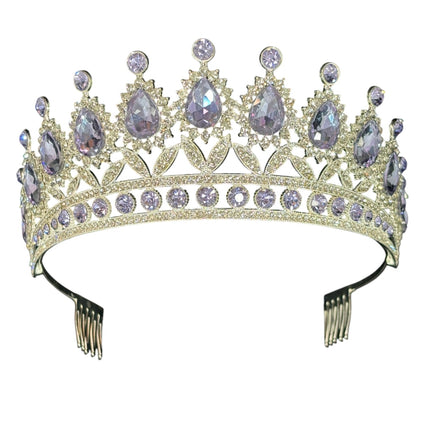Crystal Tiara Crown HT879 (1PC)
