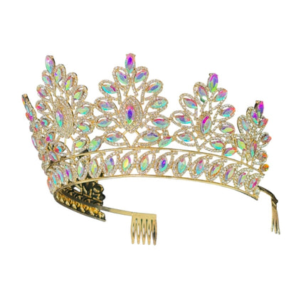 CRYSTAL TIARA CROWN HT937 (1PC)