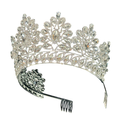 CRYSTAL TIARA CROWN HT937 (1PC)