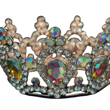 Crystal Small Tiara Hair Comb HT952 (6PC)
