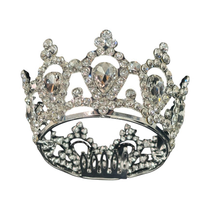 Crystal Small Tiara Hair Comb HT952 (6PC)