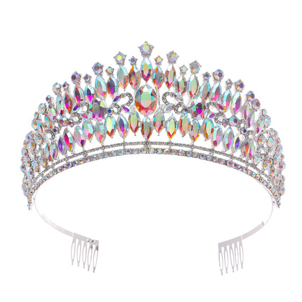 Crystal Tiara Crown HT0985 (2PC)