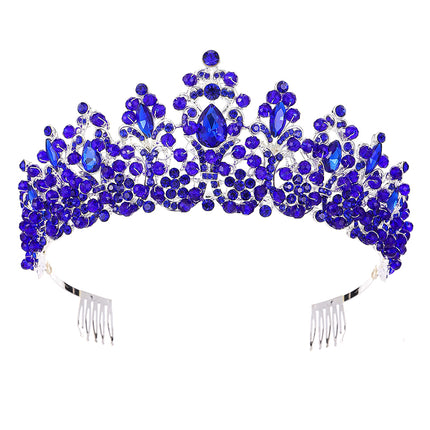 Crystal Tiara Crown HT0986 (2PC)