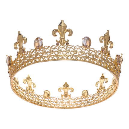 Crystal Tiara Crown HT0989 (2PC)