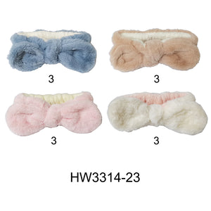 RIBBON SPA HEADWRAP 3314-23 (12PC)