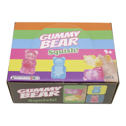 Marbled Gummy Bear Colorful Squishy JT6528-13 (12PC)