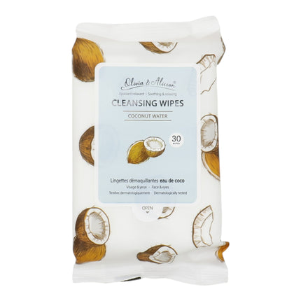 Coconut Water Cleansing Makeup Remover Wipes MIT001 (12PK)