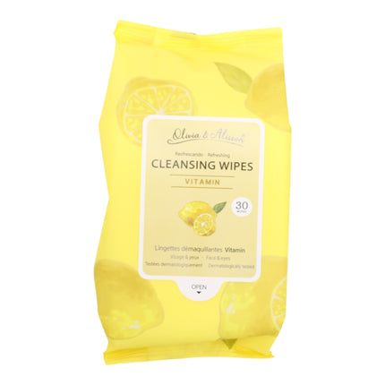 Vitamin Cleansing Makeup Remover Wipes MIT011 (12PK)