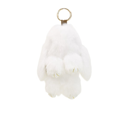 Cut Rabbit Pom Pom Keychain KC0225-5 (12PC)
