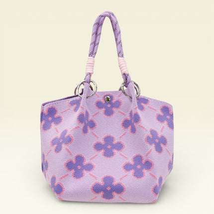 Lucky Flower Pattern Knitted Tote Bag SS51223 -19 (12PC)