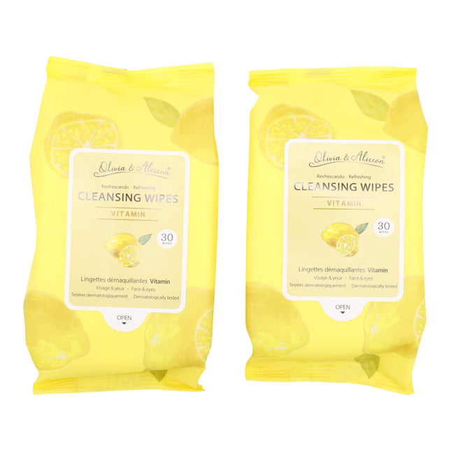 Vitamin Cleansing Makeup Remover Wipes MIT011 (12PK)