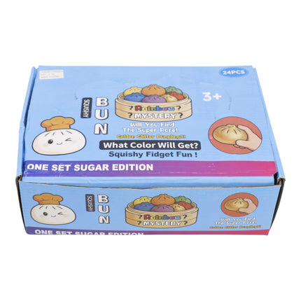 Mini Sugar Glittered Squishy Dumpling With Steamer SQ6606-6 (24PC)