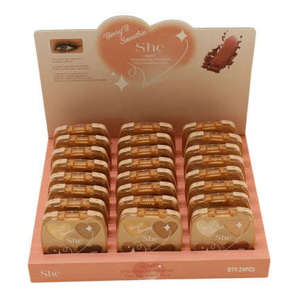S. He 4 Color Eyeshadow Palette EP1085 (24PK)