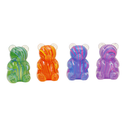 Marbled Gummy Bear Colorful Squishy JT6528-13 (12PC)