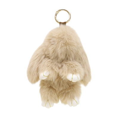 Cut Rabbit Pom Pom Keychain KC0225-5 (12PC)