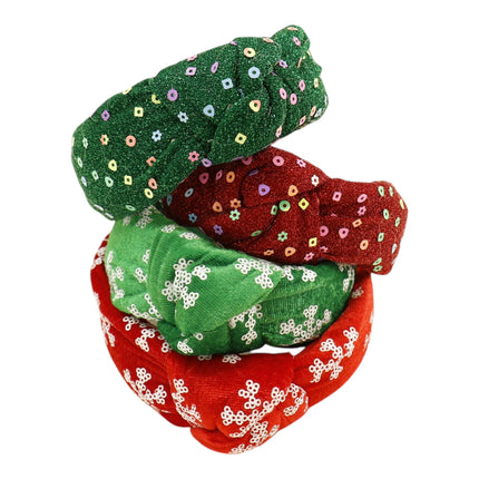 Christmas Decorative Spotted Headband HB6905-37 (12PC)