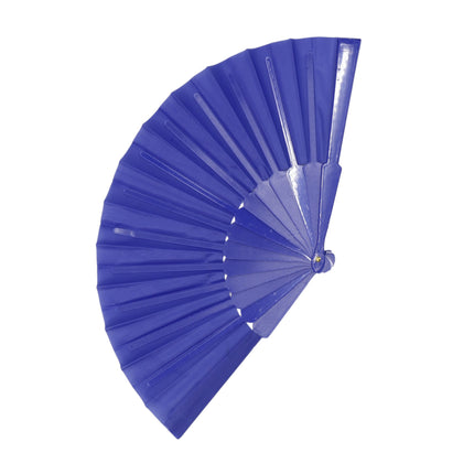 Solid Color Hand Held Folding Fan JF6323-1 (12PC)