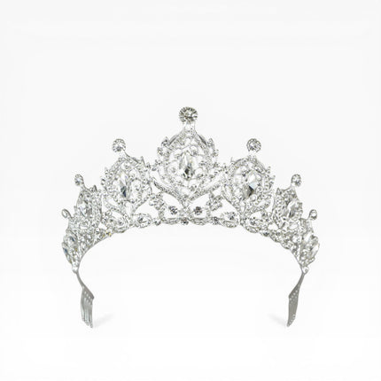 Crystal Tiara Crown HT0933 (2PC)