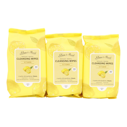Vitamin Cleansing Makeup Remover Wipes MIT011 (12PK)
