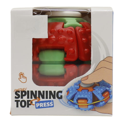 Press to Spin Fidget Spinner HelixCore Rotating Stress Ball Fidget Toy JT6723-3 (12PC)