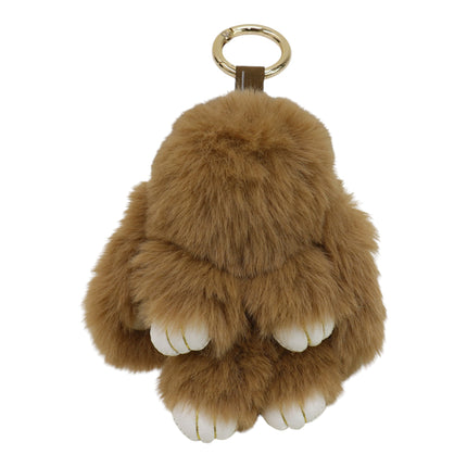 Cut Rabbit Pom Pom Keychain KC0225-5 (12PC)
