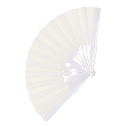 Solid Color Hand Held Folding Fan JF6323-1 (12PC)