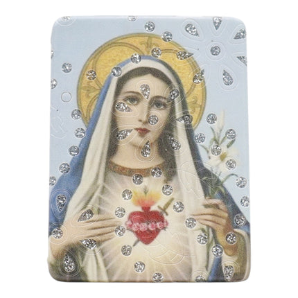 Religious Rectangular Glitter Compact Makeup Mirror JM6423-2 (12PC)