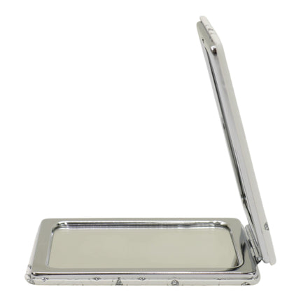 Butterfly Floral Rectangular Glitter Compact Makeup Mirror JM6423-16 (12PC)