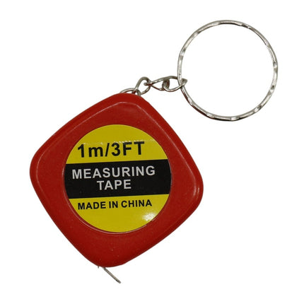 Mini Measuring Tape Key Chain KC5909-3 (12PC)