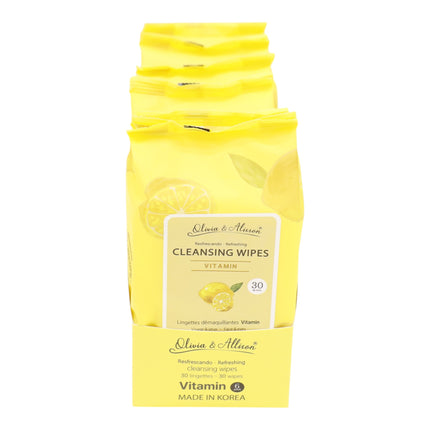 Vitamin Cleansing Makeup Remover Wipes MIT011 (12PK)