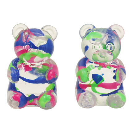 Gummy Bear Clear Colorful Squishy JT6415-3 (12PC)